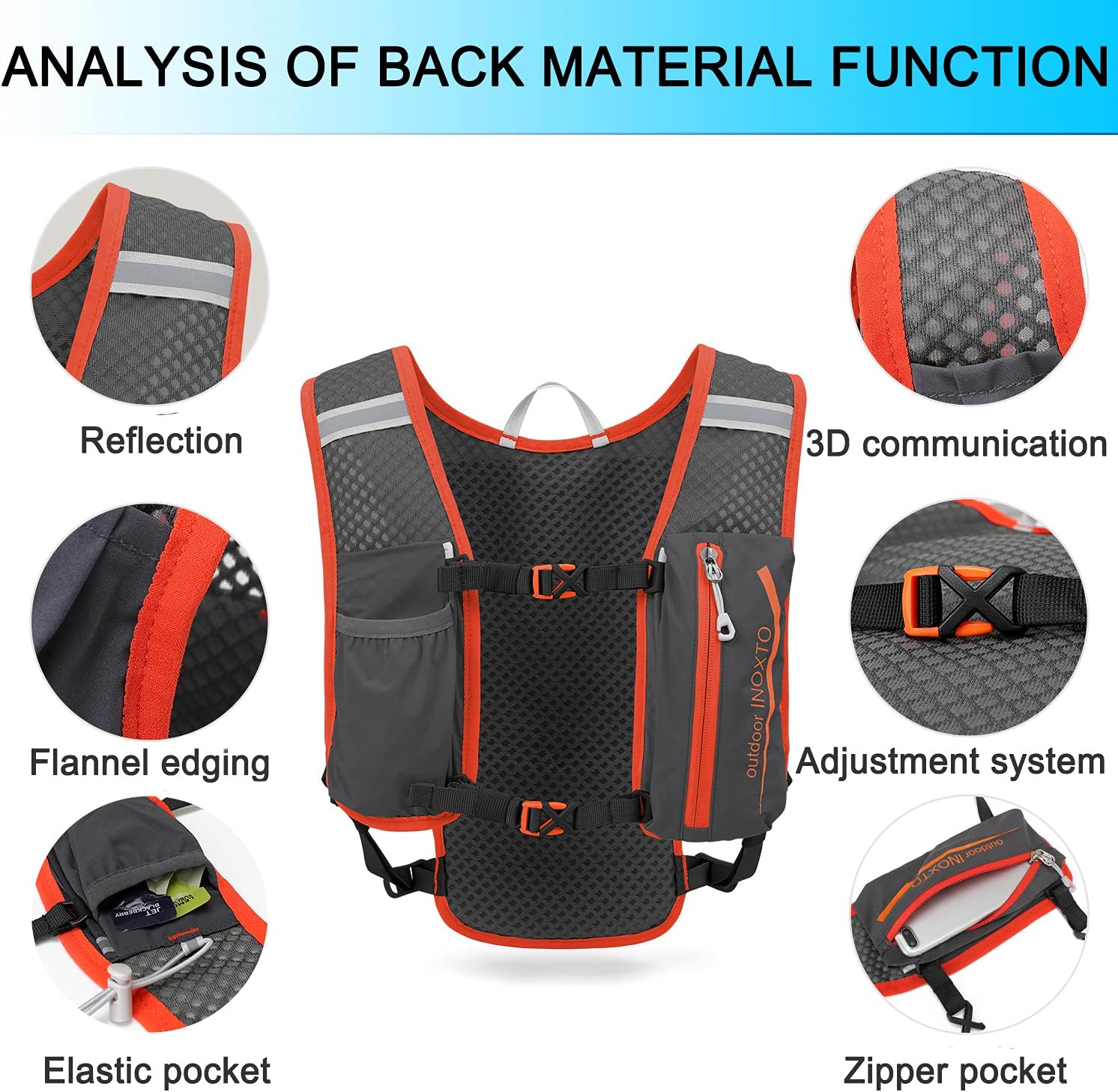 INOXTO Phantom - Running Hydration Vest - Image 20