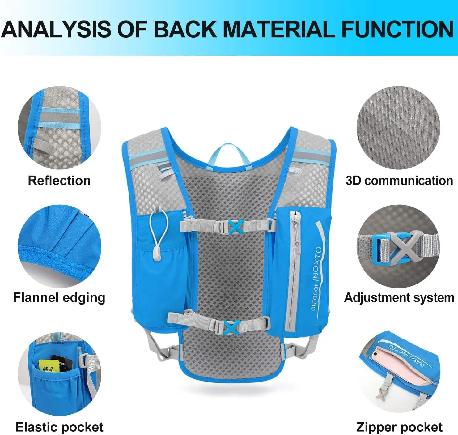 INOXTO Phantom - Running Hydration Vest - Image 25