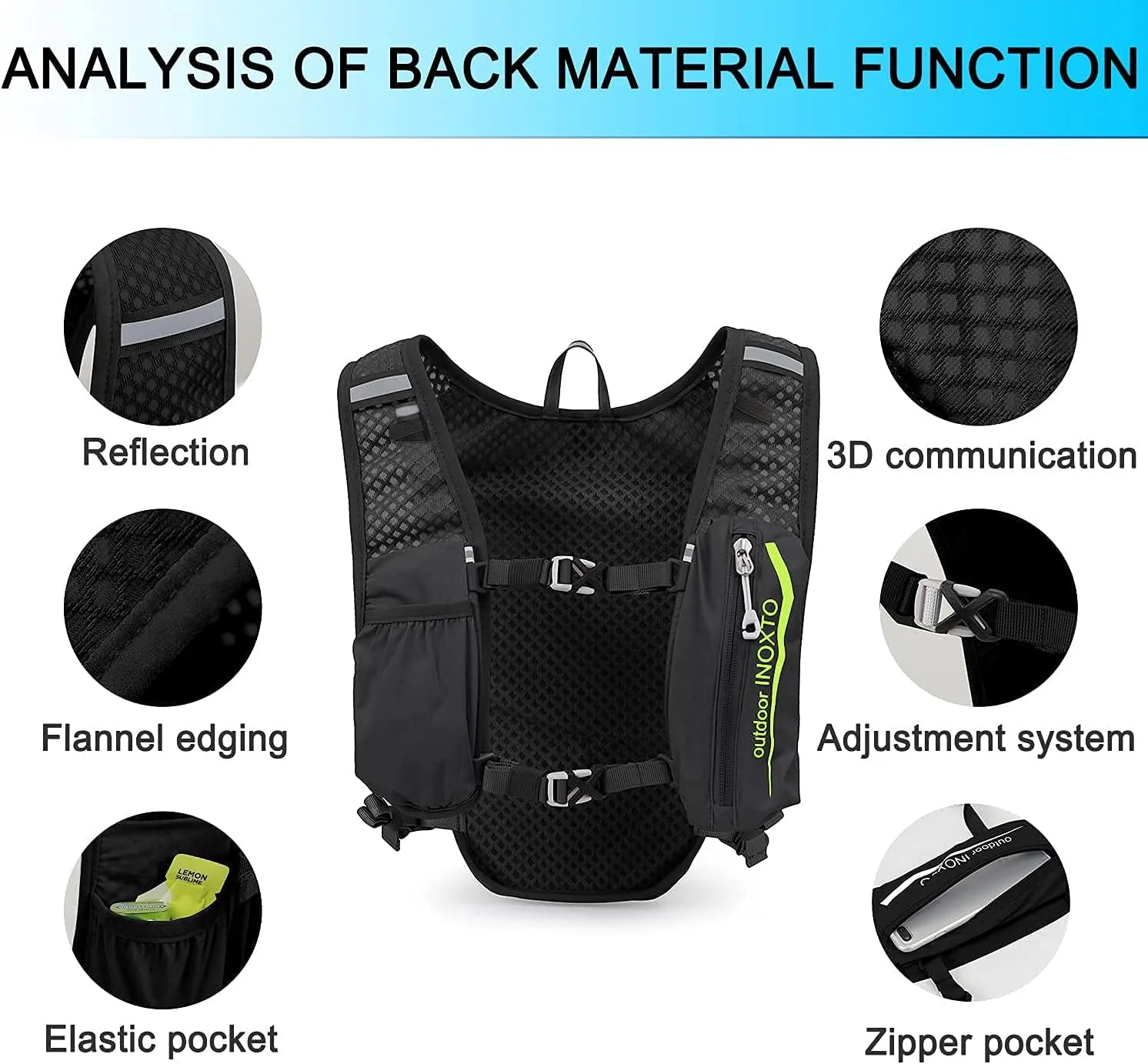 INOXTO Phantom - Running Hydration Vest - Image 32