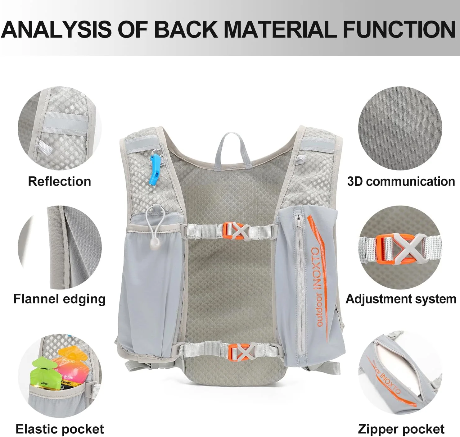 INOXTO Phantom - Running Hydration Vest - Image 44