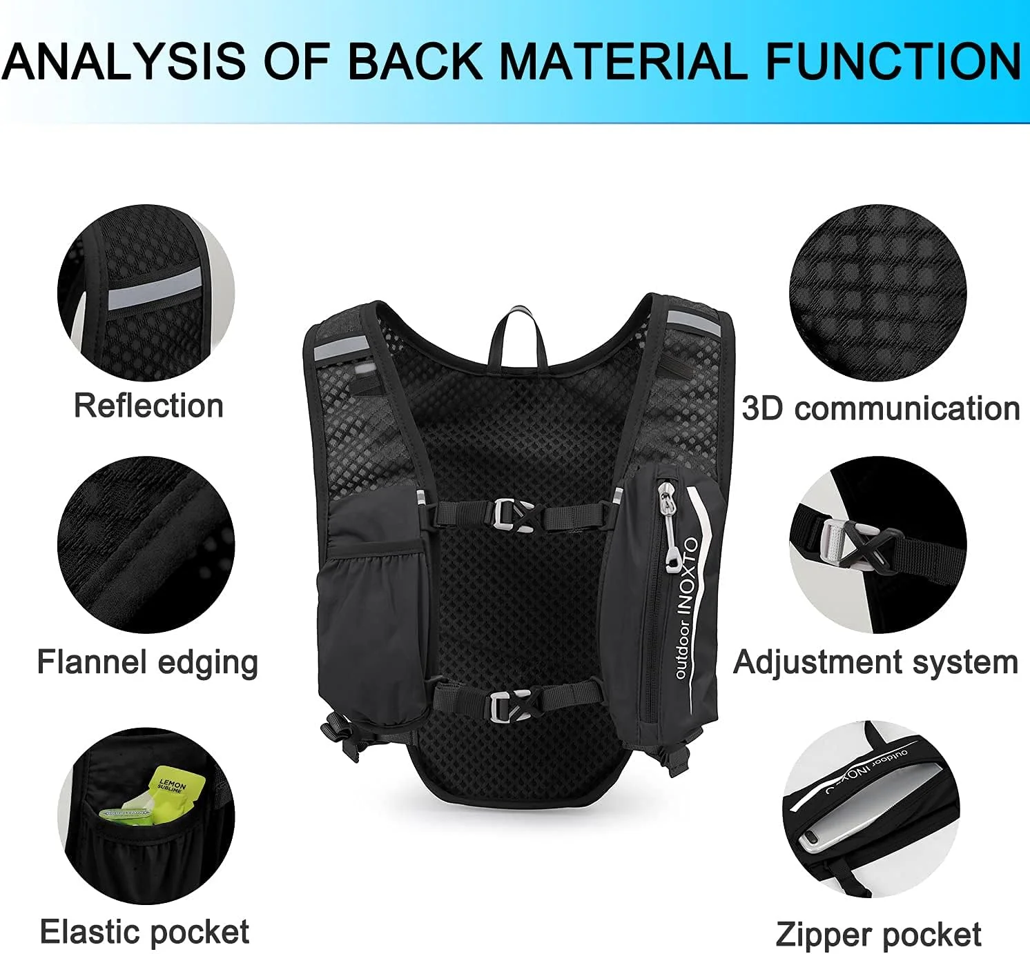 INOXTO Phantom - Running Hydration Vest - Image 5