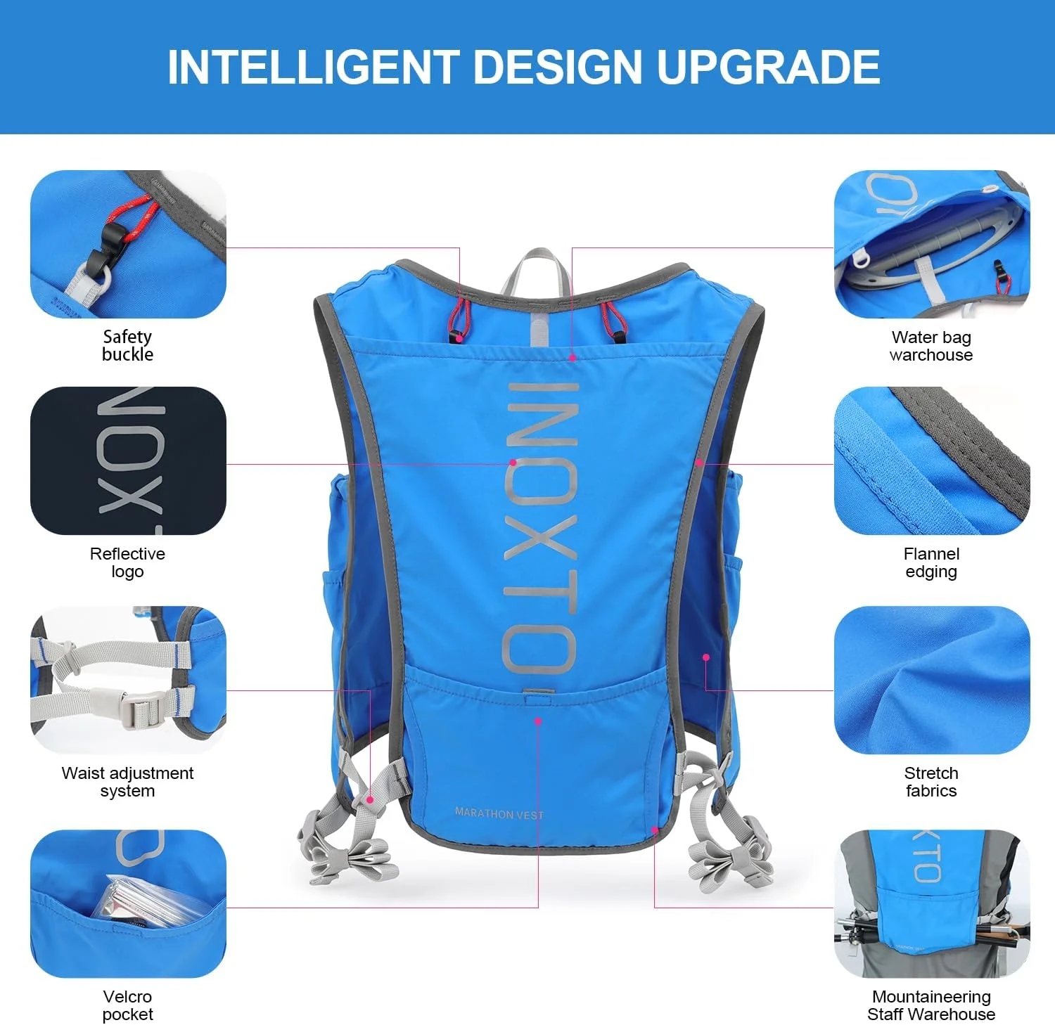 INOXTO Running Hydration Vest Set - Image 22