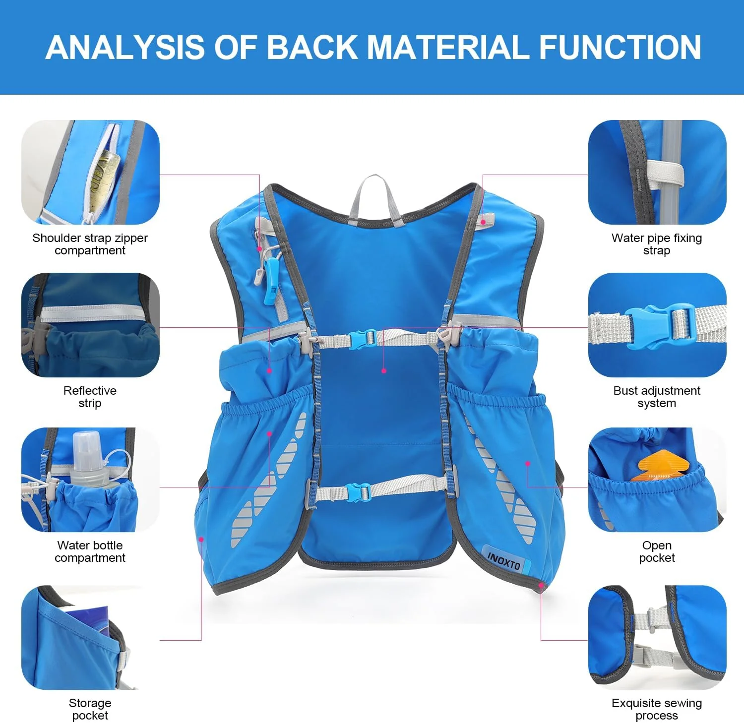 INOXTO Running Hydration Vest Set - Image 23
