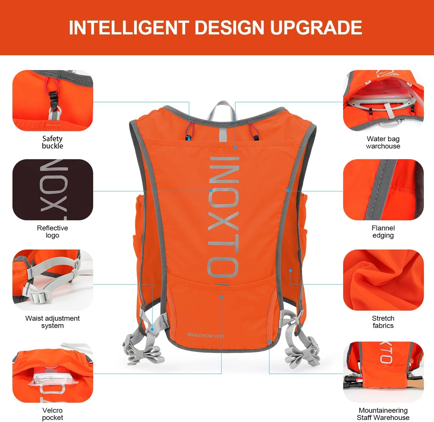INOXTO Running Hydration Vest Set - Image 28