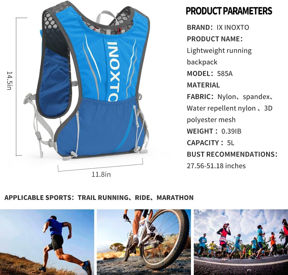 INOXTO  Running Hydration Vest for Men Women - Image 21