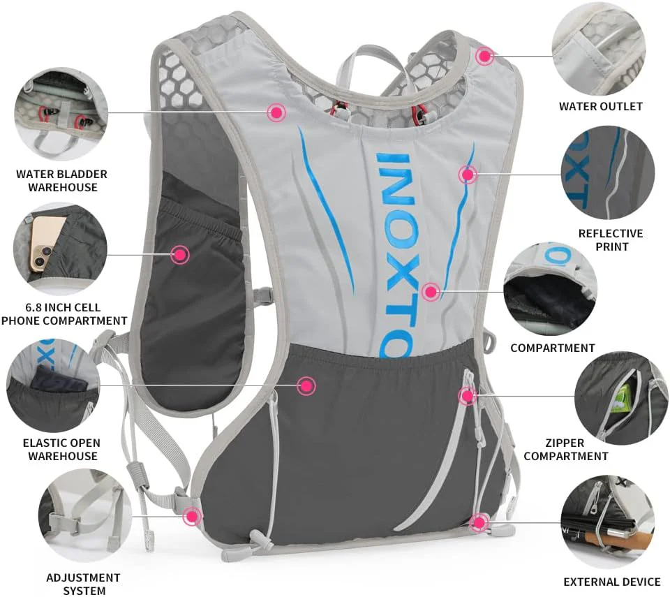 INOXTO  Running Hydration Vest for Men Women - Image 26