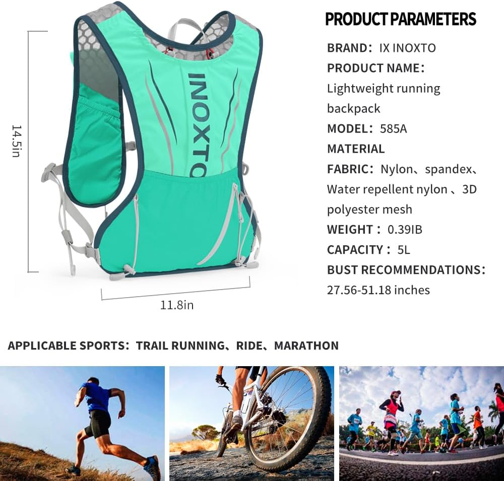 INOXTO  Running Hydration Vest for Men Women - Image 30