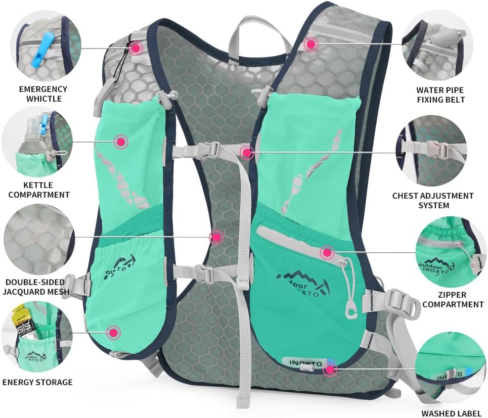INOXTO  Running Hydration Vest for Men Women - Image 32