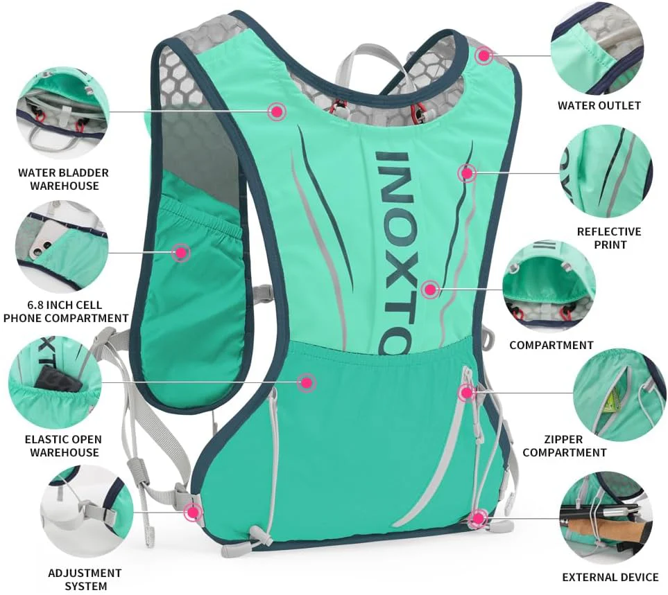 INOXTO  Running Hydration Vest for Men Women - Image 33