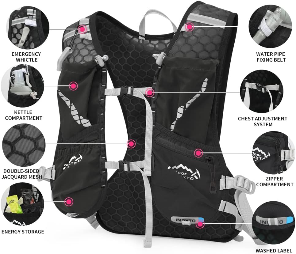 INOXTO  Running Hydration Vest for Men Women - Image 4