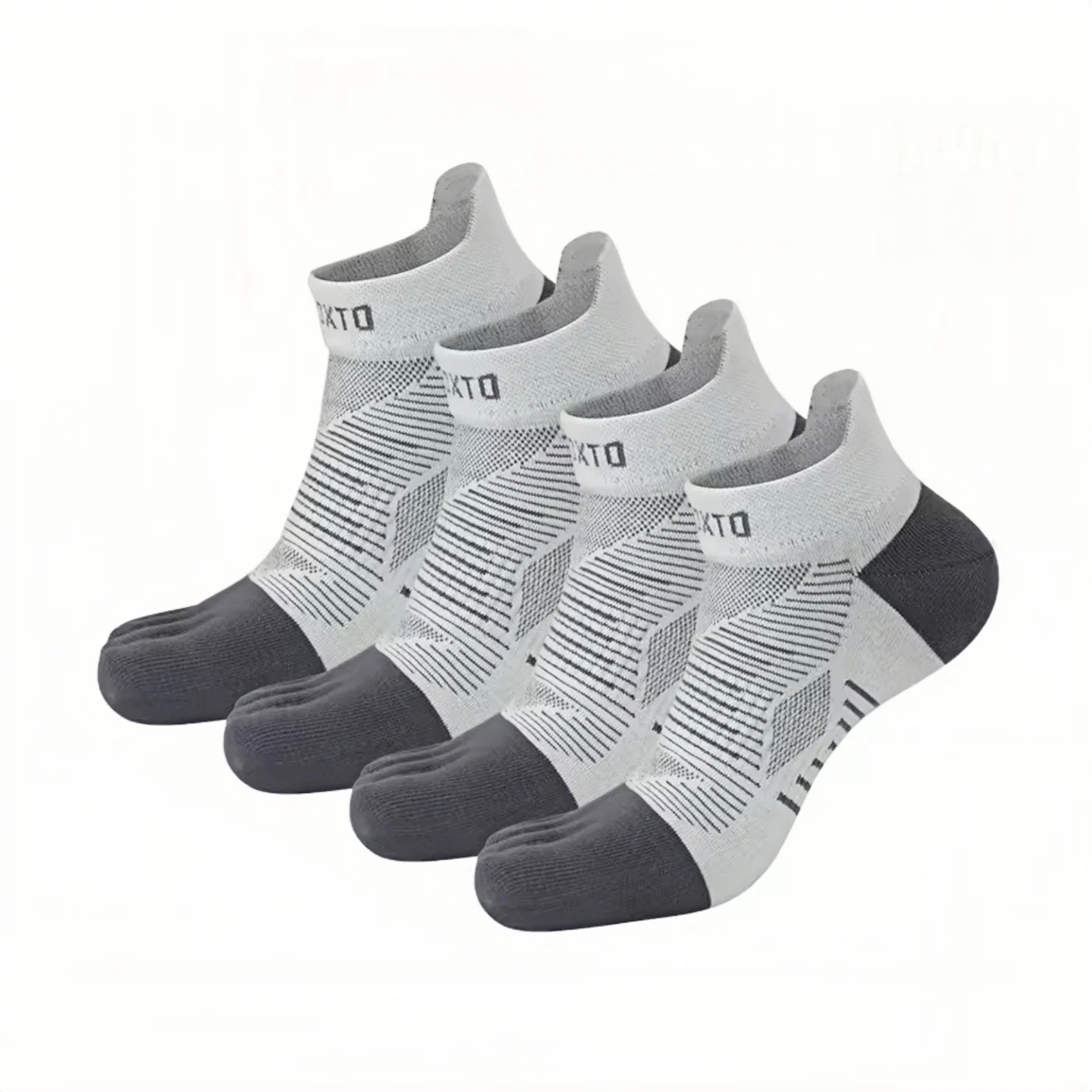 INOXTO Running Toe Socks-4 Pairs COOLMAX® - Image 11