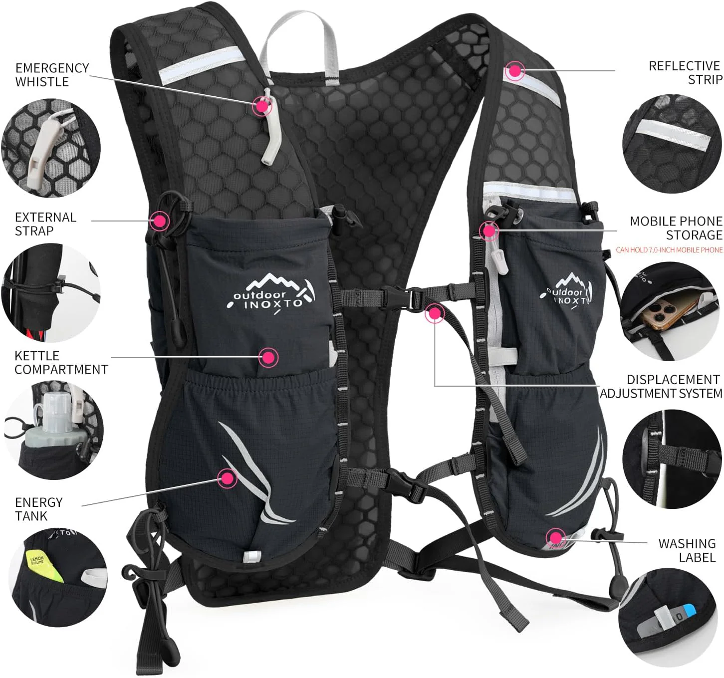 INOXTO Running Vest Pro Set - Image 4