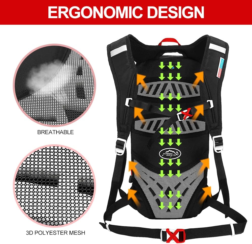 INOXTO Topspeed 10 Lightweight Hydration Pack for Outdoor - Image 18