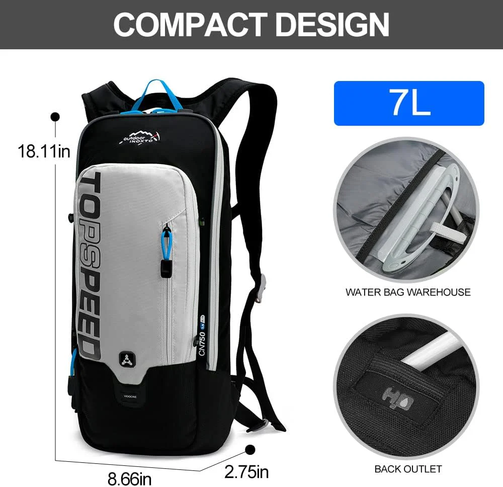 INOXTO Topspeed 10 Lightweight Hydration Pack for Outdoor - Image 3
