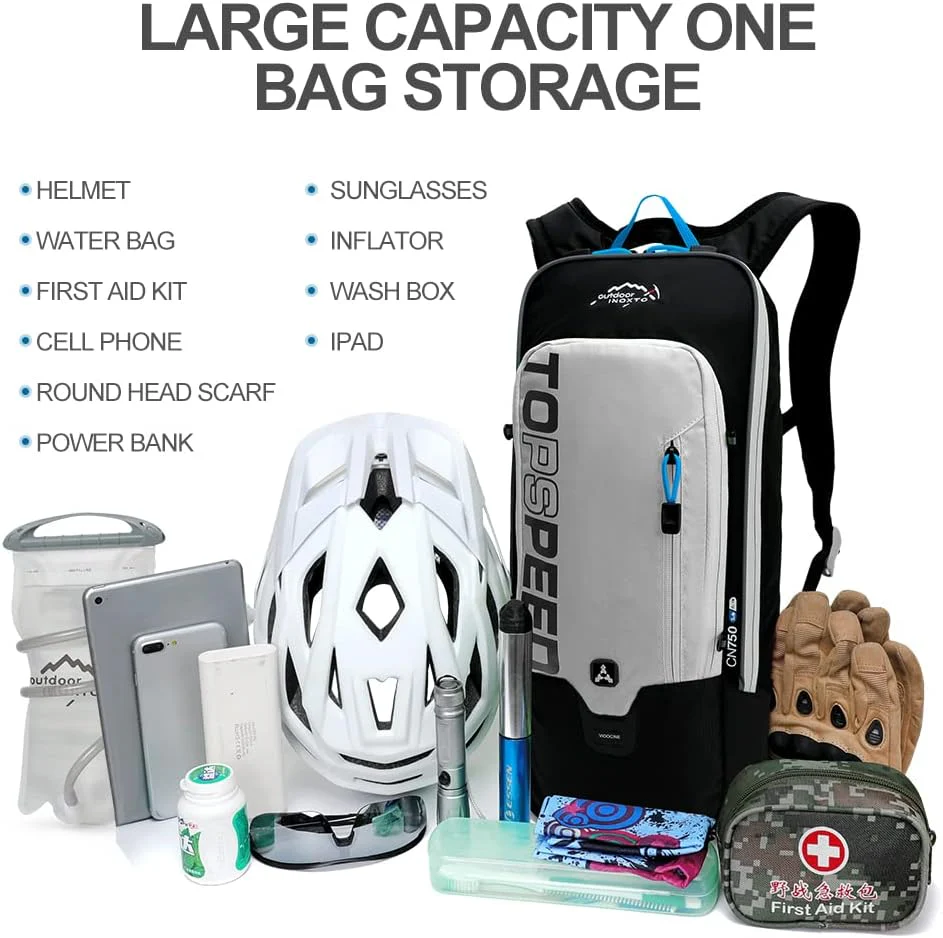 INOXTO Topspeed 10 Lightweight Hydration Pack for Outdoor - Image 4