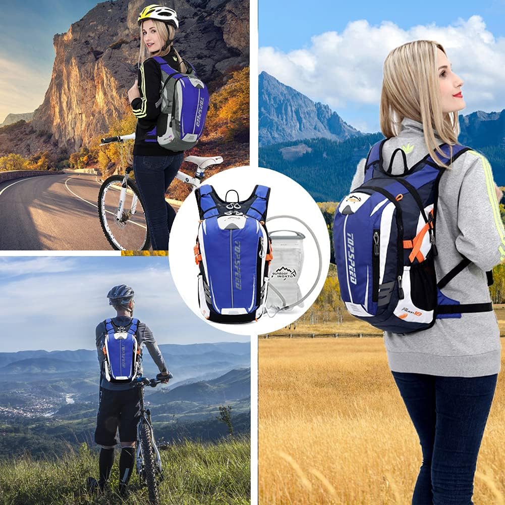INOXTO Topspeed 18 Hydration  Backpack for Outdoor Trail Marathon Race Cycling Camping - Image 12
