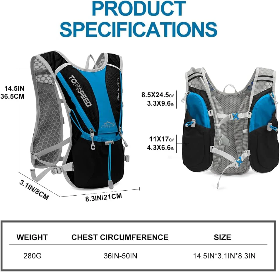 INOXTO Topspeed 8 Running Hydration Vest - Image 10