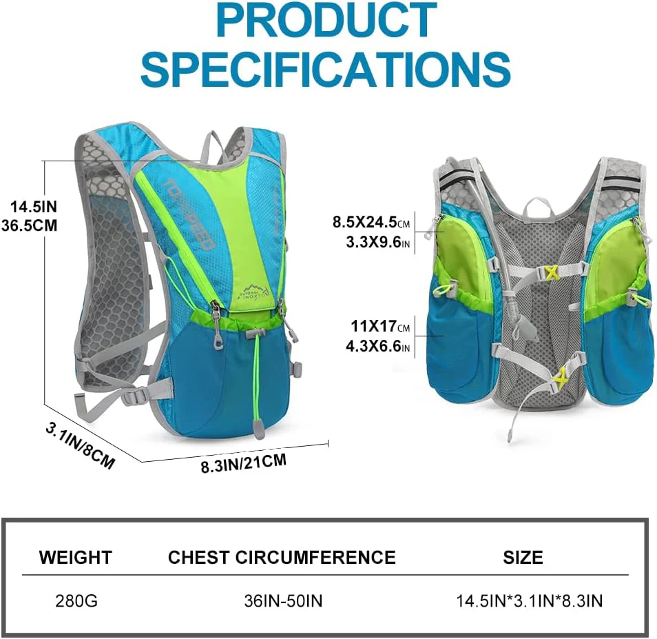 INOXTO Topspeed 8 Running Hydration Vest - Image 23