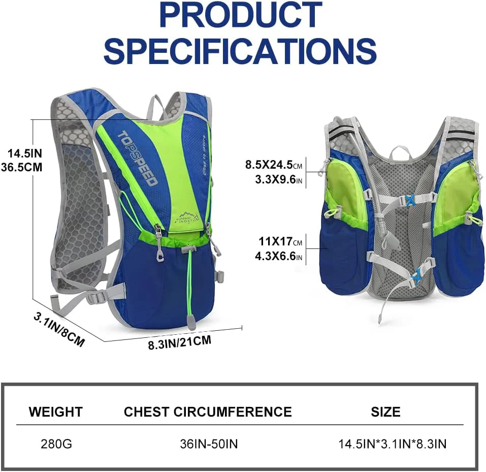 INOXTO Topspeed 8 Running Hydration Vest - Image 29