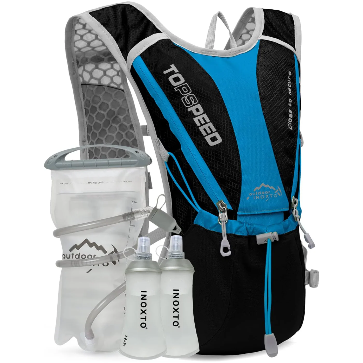 INOXTO Topspeed 8 Running Hydration Vest - Image 9