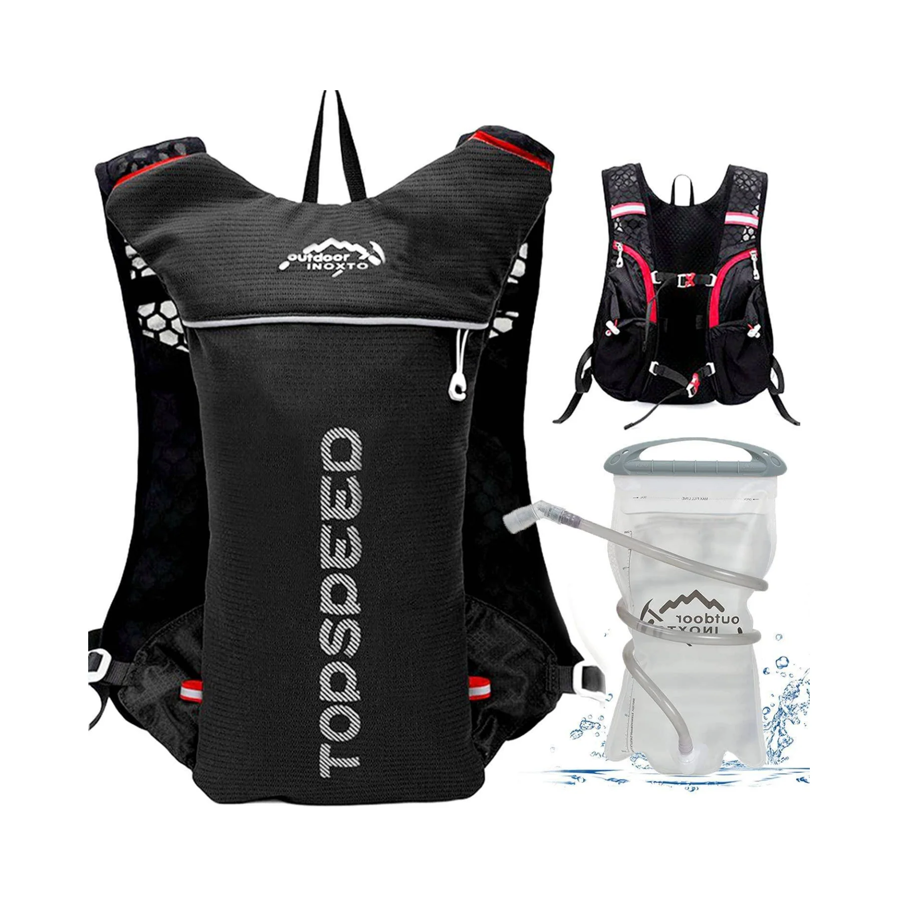 INOXTO Topspeed 8 Running Hydration Vest Backpack - Image 3