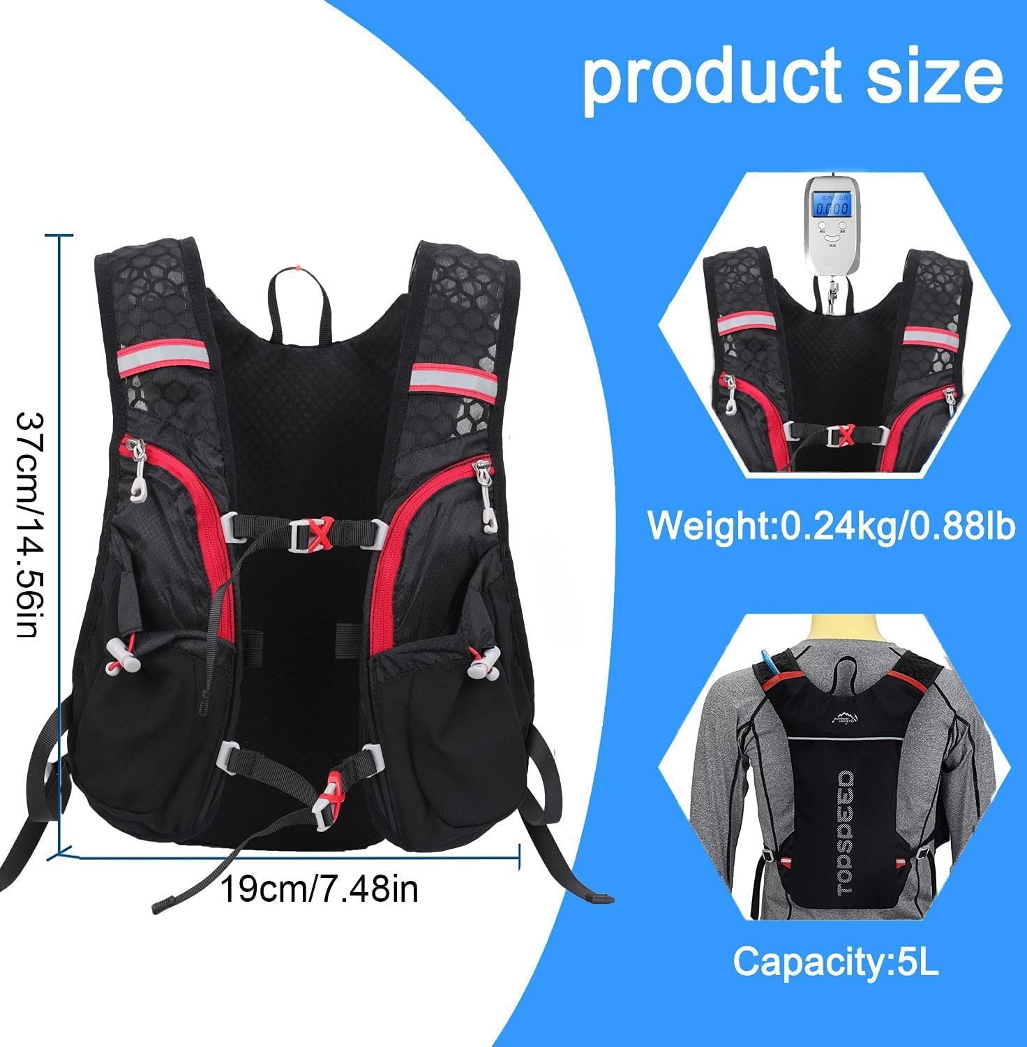 INOXTO Topspeed 8 Running Hydration Vest Backpack - Image 8