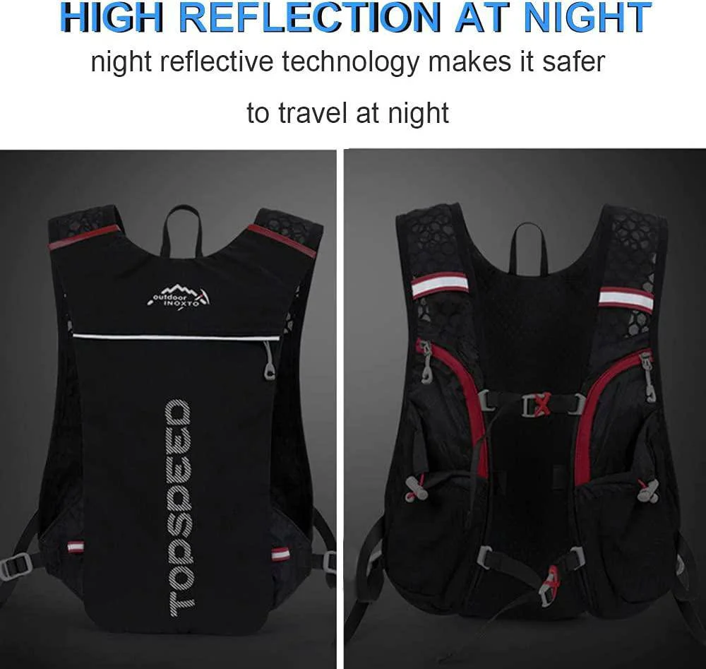 INOXTO Topspeed 8 Running Hydration Vest Backpack - Image 9