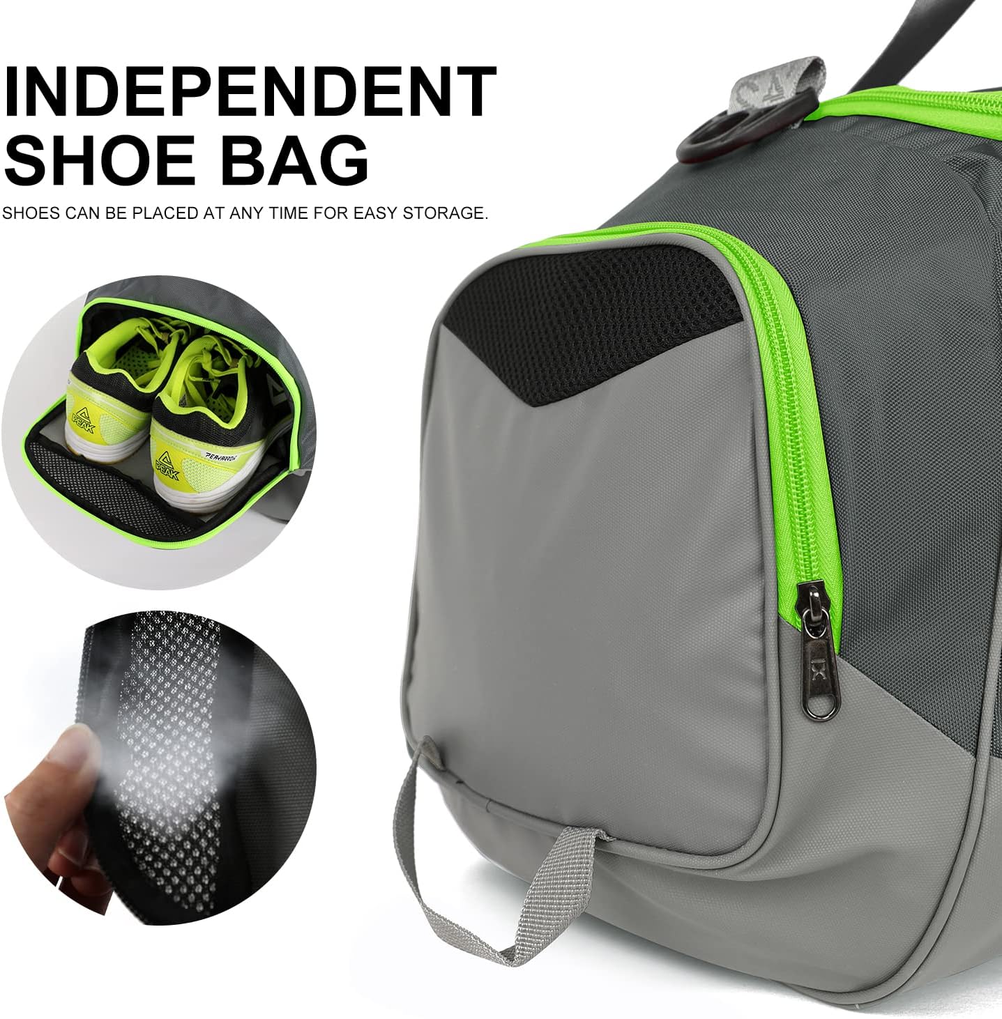INOXTO Travel Duffel Bag, Sport Gym Bag - Image 10