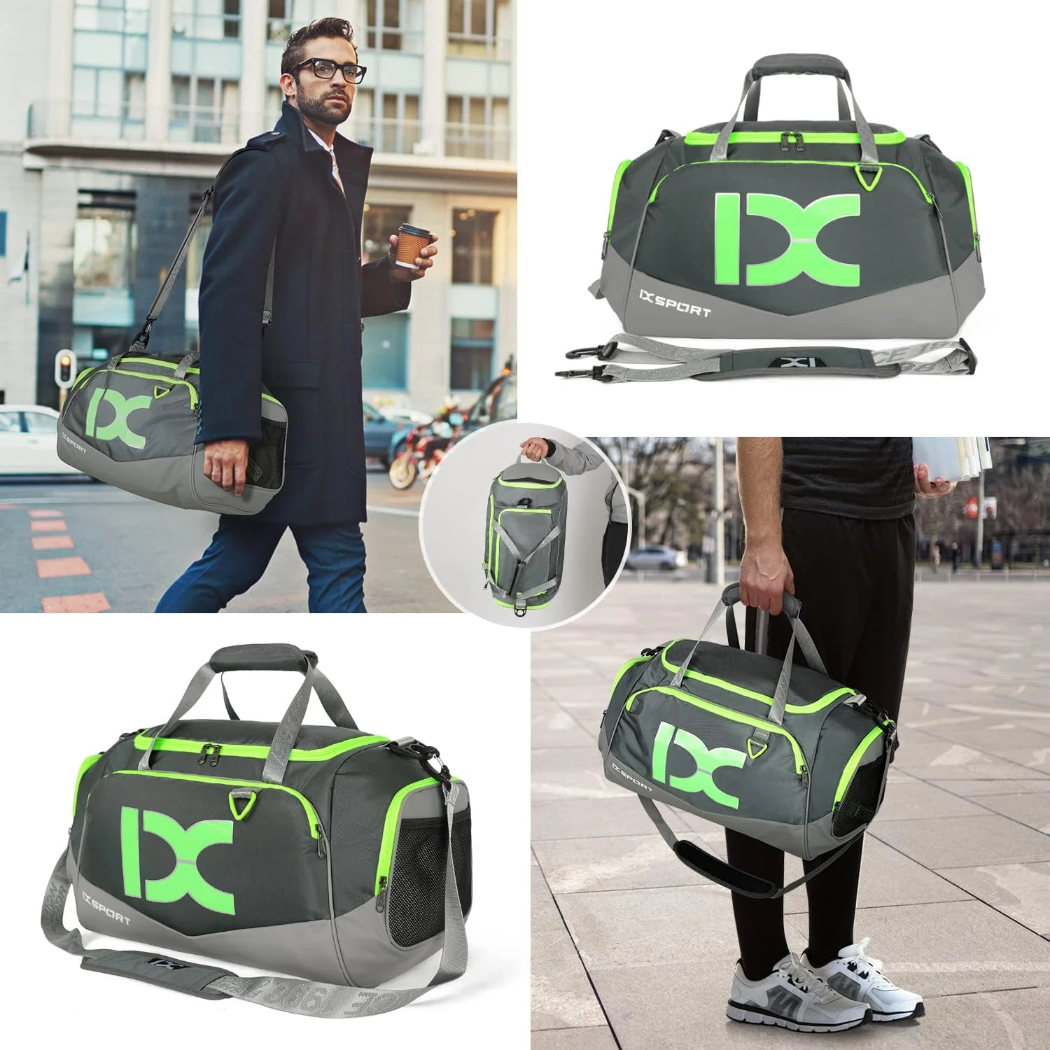 INOXTO Travel Duffel Bag, Sport Gym Bag - Image 13