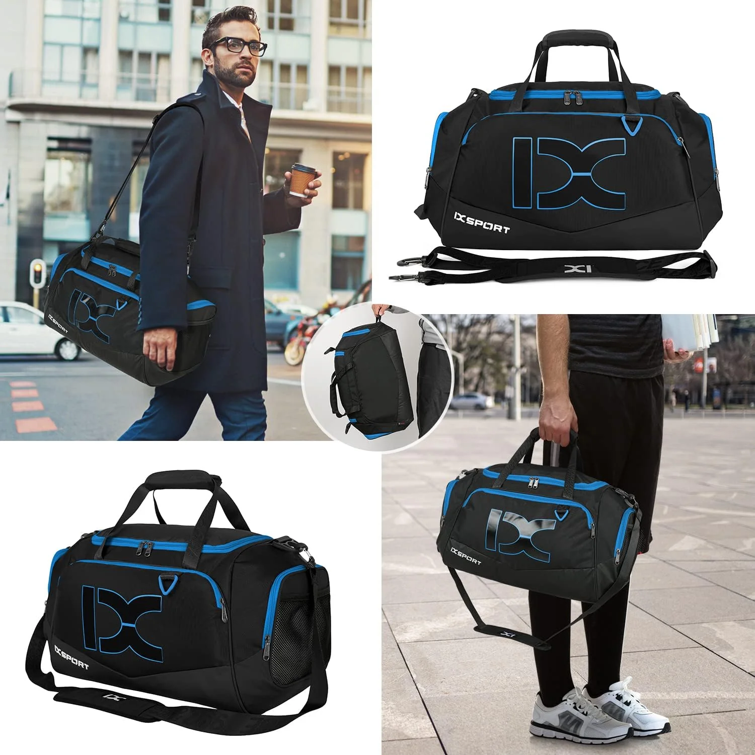 INOXTO Travel Duffel Bag, Sport Gym Bag - Image 37
