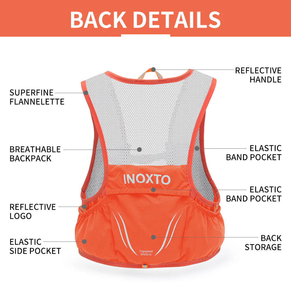 INOXTO Ultra Lightweight Running Vest - Image 3
