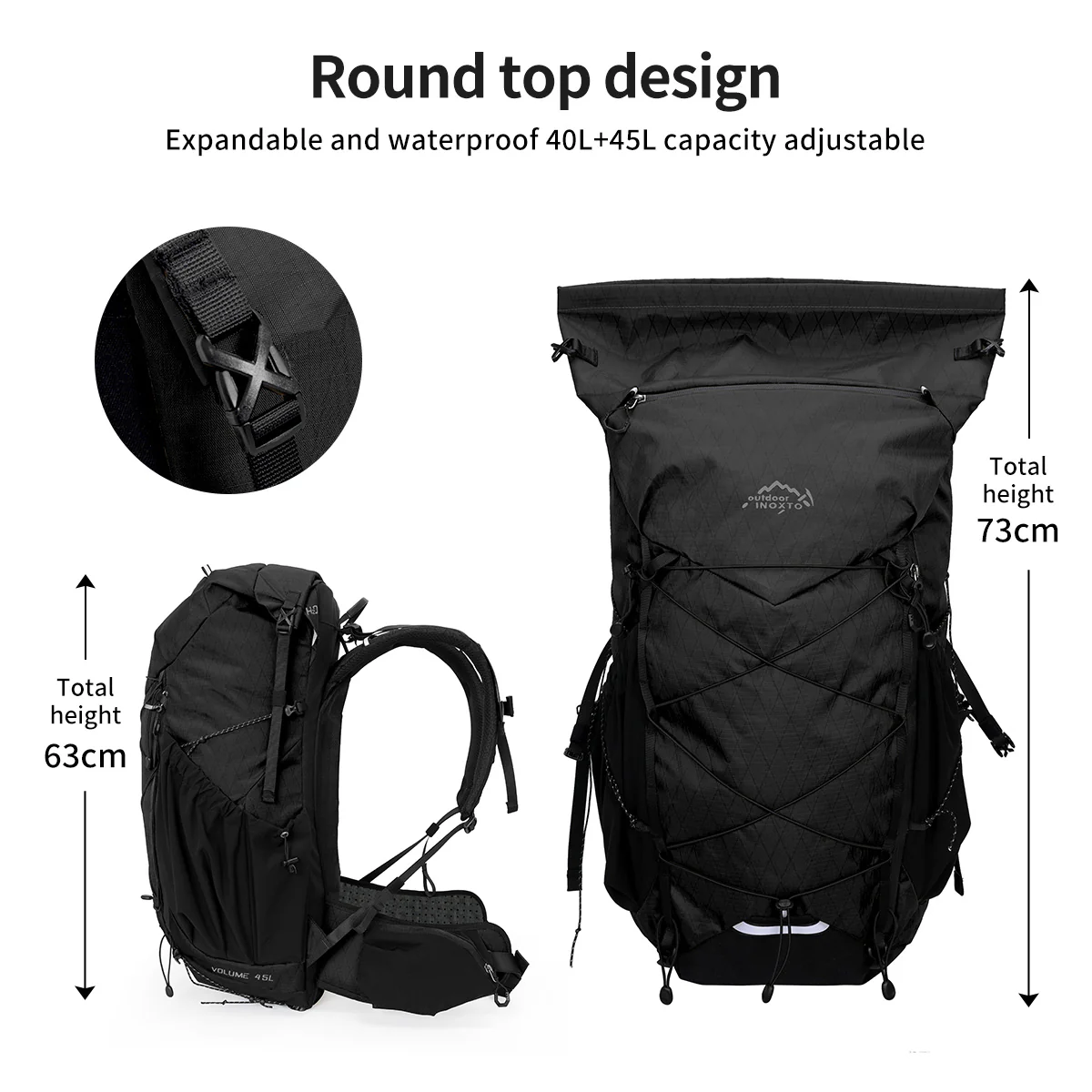 INOXTO Wilderness 45L Backpack - Image 14