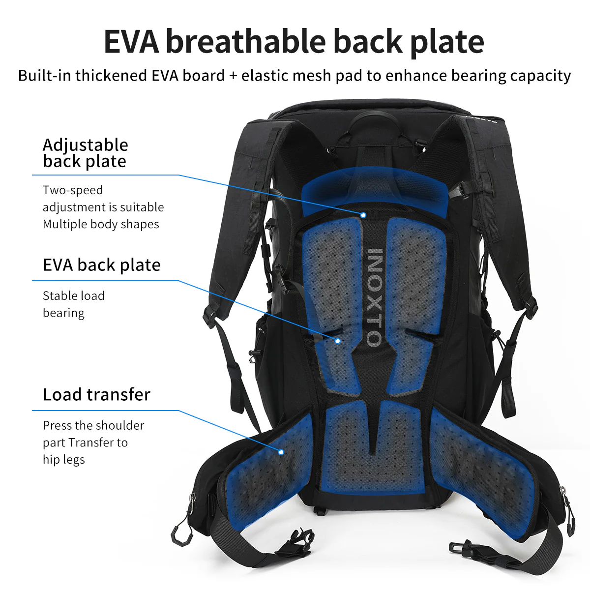 INOXTO Wilderness 45L Backpack - Image 15